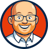 Logo showing me as a cartoon like character