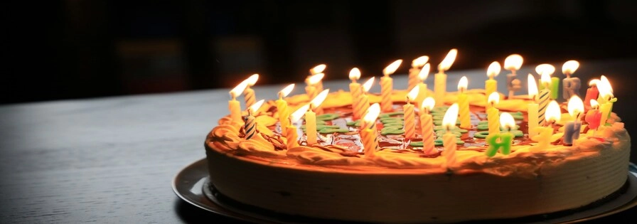 Picture of birthday cake